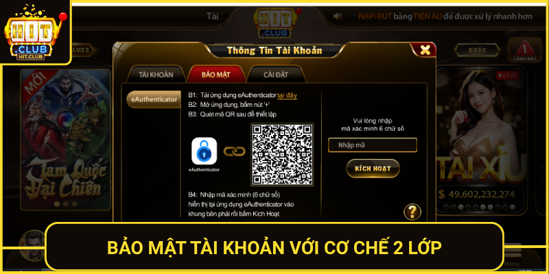 HitClub – Hit club Cổng Game Bài Đổi Thưởng Hitclub93 Uy Tín 2026 7 Bao Mat Tai Khoan Voi Co Che 2 Lop
