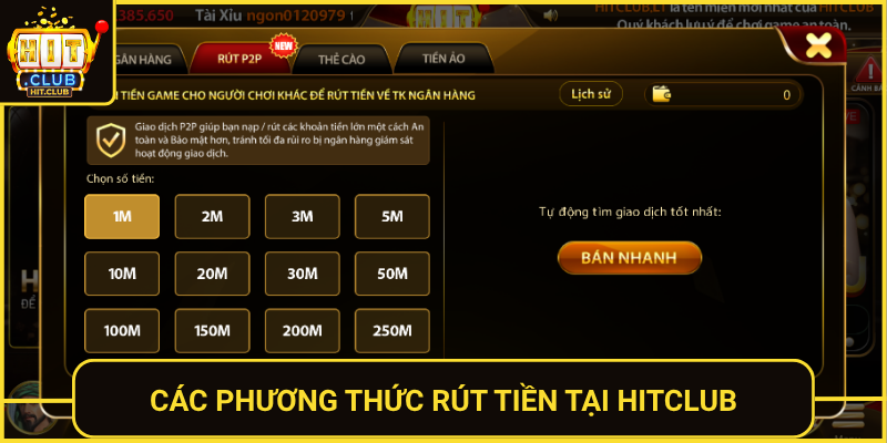 Cac Phuong Thuc Rut Tien Tai Hitclub