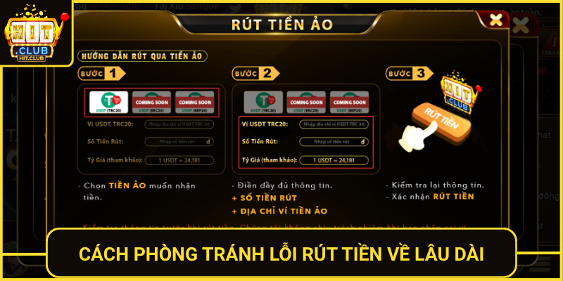 Rút Tiền Bị Lỗi HitClub – Nguyên Nhân Và Cách Xử Lý 3 Cach Phong Tranh Loi Rut Tien Ve Lau Dai