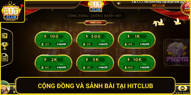 Phỏm HitClub – Đỉnh Cao Bài Đổi Thưởng Người Việt 3 Cong Dong Va Sanh Bai Tai Hitclub