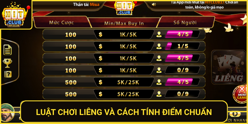 Đánh Bài Liêng Online HitClub – Sân Chơi Đỉnh Cao 2026 1 Luat Choi Lieng Va Cach Tinh Diem Chuan