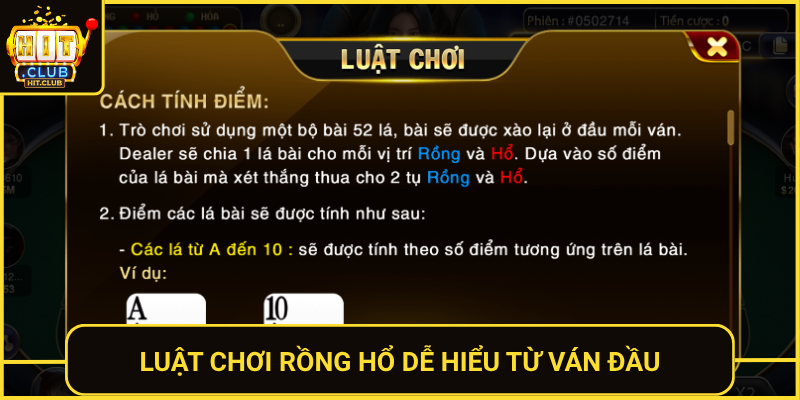 Rồng Hổ HitClub Trò Chơi Tốc Độ Đỉnh Cao Năm 2026 1 Luat Choi Rong Ho De Hieu Tu Van Dau