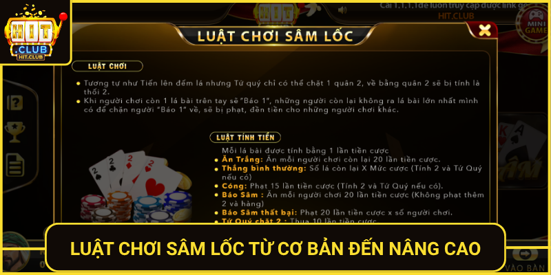 Sâm Lốc HitClub – Tựa Bài Miền Nam Đỉnh Nhất Online 1 Luat Choi Sam Loc Tu Co Ban Den Nang Cao