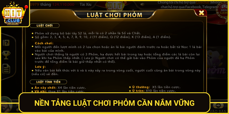 Phỏm HitClub – Đỉnh Cao Bài Đổi Thưởng Người Việt 1 Nen Tang Luat Choi Phom Can Nam Vung