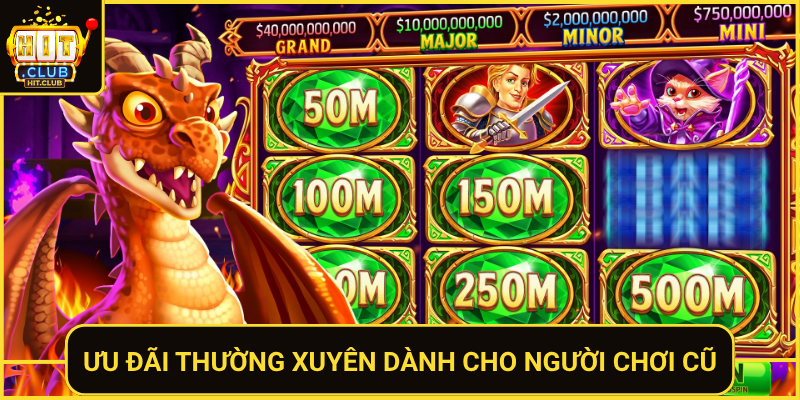 Nổ Hũ Tặng Khuyến Mãi HitClub - Ưu Đãi Không Giới Hạn 2 Uu Dai Thuong Xuyen Danh Cho Nguoi Choi Cu